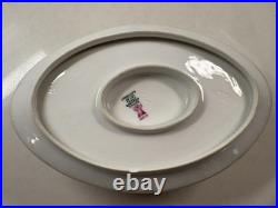 Vintage Limoges France Porcelain Dinnerware Set 36 Pc Rose Garland Gold Trim