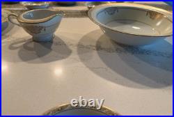 Vintage Noritake Bancroft 5481 38-Piece China Set Gold Trim Japan Amazing Cond