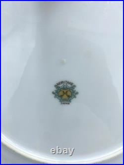 Vintage Noritake Morimura Floral China Lot of 53 Pieces Japan, Gold Rim Plates