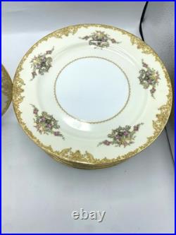 Vintage Noritake Morimura Floral China Lot of 53 Pieces Japan, Gold Rim Plates