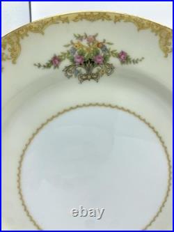 Vintage Noritake Morimura Floral China Lot of 53 Pieces Japan, Gold Rim Plates