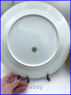 Vintage Noritake Morimura Floral China Lot of 53 Pieces Japan, Gold Rim Plates