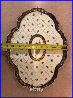 Vintage Noritake Sevre Decor Ornate Tea Set Prussian Rococo Style Gold Trim