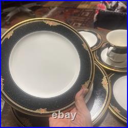 Vintage Noritake Venetian Rose Bone China Set #9783 Service for 8 person