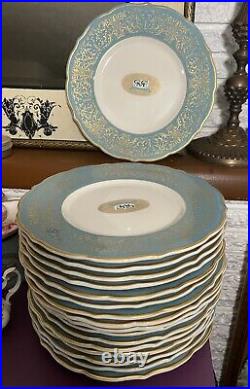 Vintage Porcelain China Country Club of Miami Dinner Plates by Syracuse China