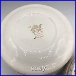 Vintage Royal China Inc. Warranted 22Kt Gold Golden Glory Plate & Bowl Set
