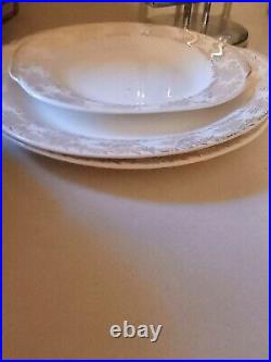 Vintage Royal China Warranted 22 Kt. Bridal Gold Plates Platters Bowls37 Pieces