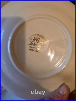 Vintage Royal China Warranted 22 Kt. Bridal Gold Plates Platters Bowls37 Pieces