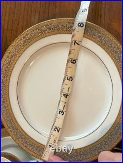 Vintage Sango Tiara 1115 Japan 30 Pc China Dinnerware Set Gold Encrusted