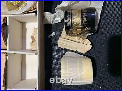 Vintage Set 6 Golden Fantasy Ohashi China Nagoya 1932 Cup Saucer New In Box Rare