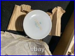 Vintage Set 6 Golden Fantasy Ohashi China Nagoya 1932 Cup Saucer New In Box Rare