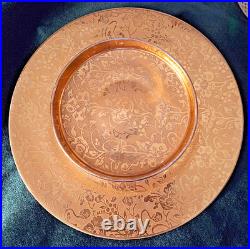Vintage Stouffer China Porcelain Gold Encrusted 2-tiered Trinket Serving Dish