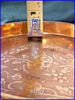 Vintage Stouffer China Porcelain Gold Encrusted 2-tiered Trinket Serving Dish