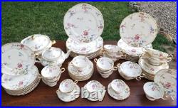 Vintage Sunnyvale by Castleton Beautiful Floral Porcelain Service for 8 Complete Vintage Sunnyvale by Castleton Beautiful Floral Porcelain Service for 8 Complete