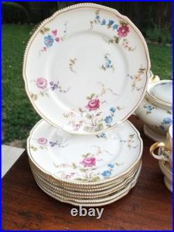 Vintage Sunnyvale by Castleton Beautiful Floral Porcelain Service for 8 Complete Vintage Sunnyvale by Castleton Beautiful Floral Porcelain Service for 8 Complete