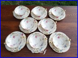 Vintage Sunnyvale by Castleton Beautiful Floral Porcelain Service for 8 Complete Vintage Sunnyvale by Castleton Beautiful Floral Porcelain Service for 8 Complete