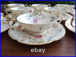 Vintage Sunnyvale by Castleton Beautiful Floral Porcelain Service for 8 Complete Vintage Sunnyvale by Castleton Beautiful Floral Porcelain Service for 8 Complete