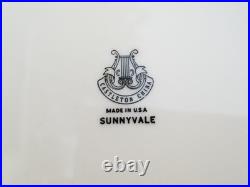 Vintage Sunnyvale by Castleton Beautiful Floral Porcelain Service for 8 Complete Vintage Sunnyvale by Castleton Beautiful Floral Porcelain Service for 8 Complete