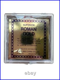 Vintage Superior Roman Gold China Porcelain Painting Maryland China Co