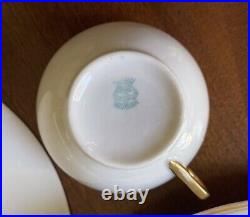 Vintage Victoria Austria China withDouble Gold Rings, 15 Pieces of Pattern, Nice