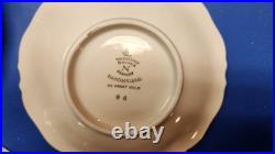 Vintage Waldershof Handmalerei Porcelain 22K Gold And Turquoise China