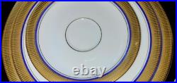 Vohenstrauss Johann Seltmann Bavaria 67 Pieces Cobalt Gold Vintage China Set
