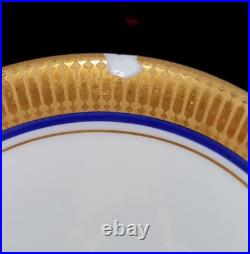 Vohenstrauss Johann Seltmann Bavaria 67 Pieces Cobalt Gold Vintage China Set
