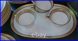 Vohenstrauss Johann Seltmann Bavaria 67 Pieces Cobalt Gold Vintage China Set