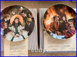 Vtg 1988 WS George GWTWGolden Anniversary Series Plates Scarlett COMPLETE MINT