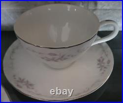 Vtg Gold Standard Genuine Porcelain China Pink Rose Japan Setting For 12-60 Pcs