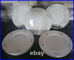 Vtg Gold Standard Genuine Porcelain China Pink Rose Japan Setting For 12-60 Pcs