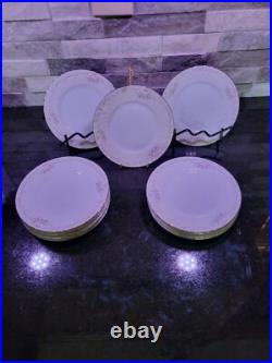 Vtg Gold Standard Genuine Porcelain China Pink Rose Japan Setting For 12-60 Pcs