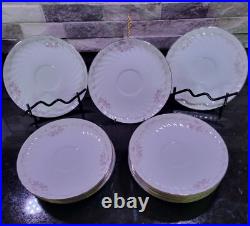 Vtg Gold Standard Genuine Porcelain China Pink Rose Japan Setting For 12-60 Pcs