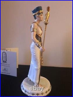 WEDGWOOD Fine Bone China AKHENATEN Figurine With 22 Carat Gold Limited Edition