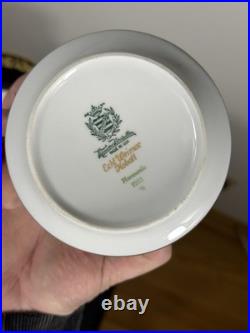 Weimar Porzellan GDR Cobalt & Gold Harmonie Set 21 Pieces West Germany 1970s