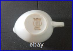 White Gold Trim Sonnet Dinnerware set FINE CHINA OF JAPAN s/6 porcelain china