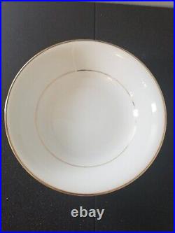 White Gold Trim Sonnet Dinnerware set FINE CHINA OF JAPAN s/6 porcelain china