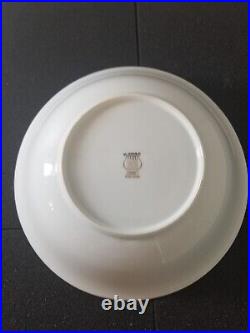White Gold Trim Sonnet Dinnerware set FINE CHINA OF JAPAN s/6 porcelain china