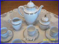 Winterling Bavaria Kirchenlamitz Porcelain China 25 Piece Tea Set Scroll Gold