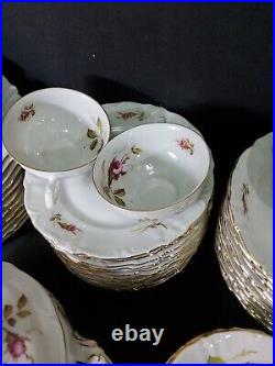 Winterling Germany Bavaria Porcelain China with Gold Floral 72 Piece Set