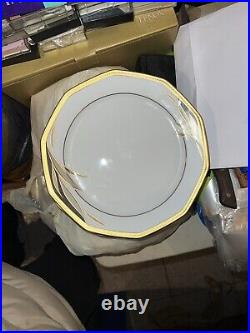 Winterling Marktleuthen Bavaira-7 1/2 Gold Trimmed Plates-Set Of 55 Pieces