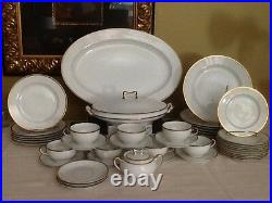Wittlesbach Germany Porcelain White with Gold Trim Dinnerware China