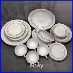YAMAKA China 4Place Dinnerware Set Anniversary 1560 Japan 2pcGravy & Serving Bwl