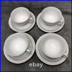 YAMAKA China 4Place Dinnerware Set Anniversary 1560 Japan 2pcGravy & Serving Bwl