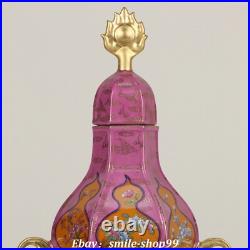 Yongzheng Dynasty Enamel Colour Porcelain Gold Gourd Cucurbit Bottle Vase Pair Yongzheng Dynasty Enamel Colour Porcelain Gold Gourd Cucurbit Bottle Vase Pair
