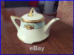 Z S & Co Bavaria Art Deco China Tea Set Plus Gold HP Signed c 1908-1918 RARE