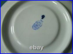 Zsolnay Hungary Pompadour China Set Plates Cups Saucers Blue Gold Pick 1
